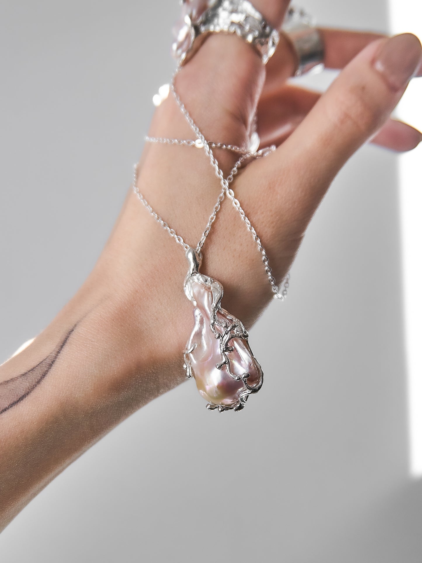 Blind box Baroque Pearl Ring/Necklace