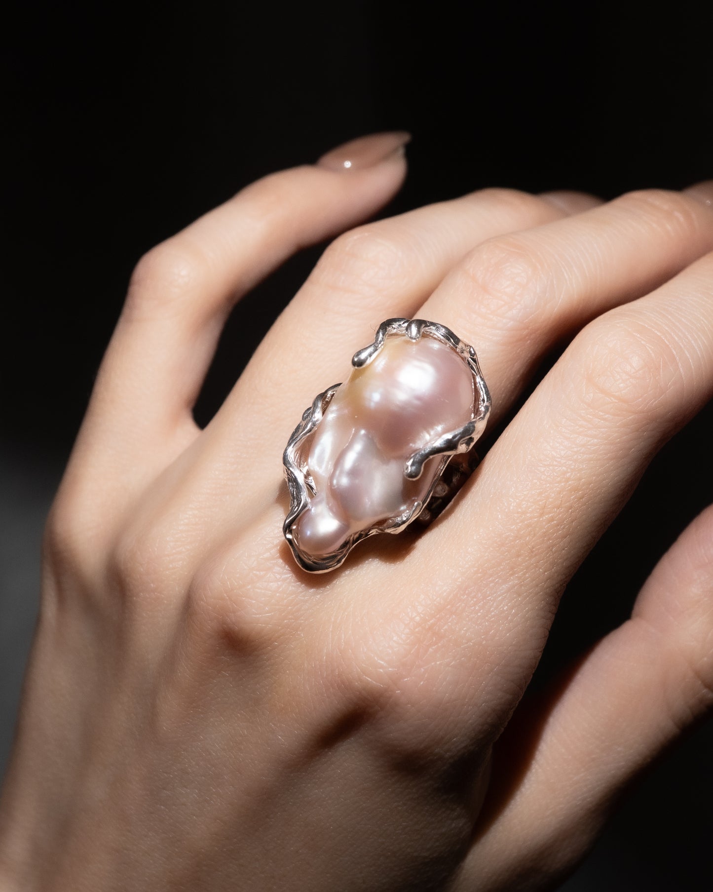 Pink Baroque Ring - 6