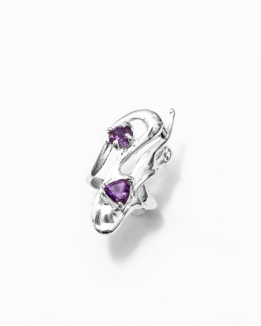 Fluid Amethyst ring- 5