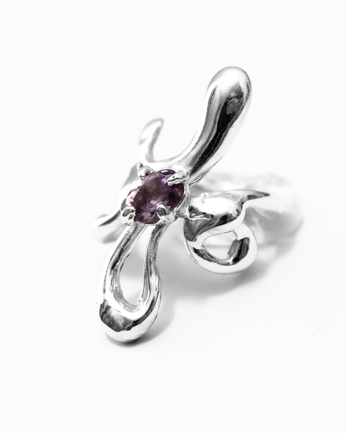 Fluid Amethyst ring- 6