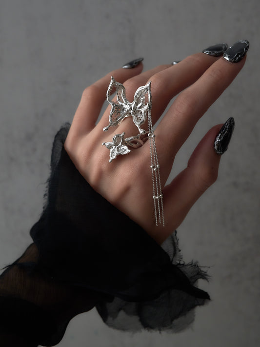 Broken winged butterfly - 6.5 open