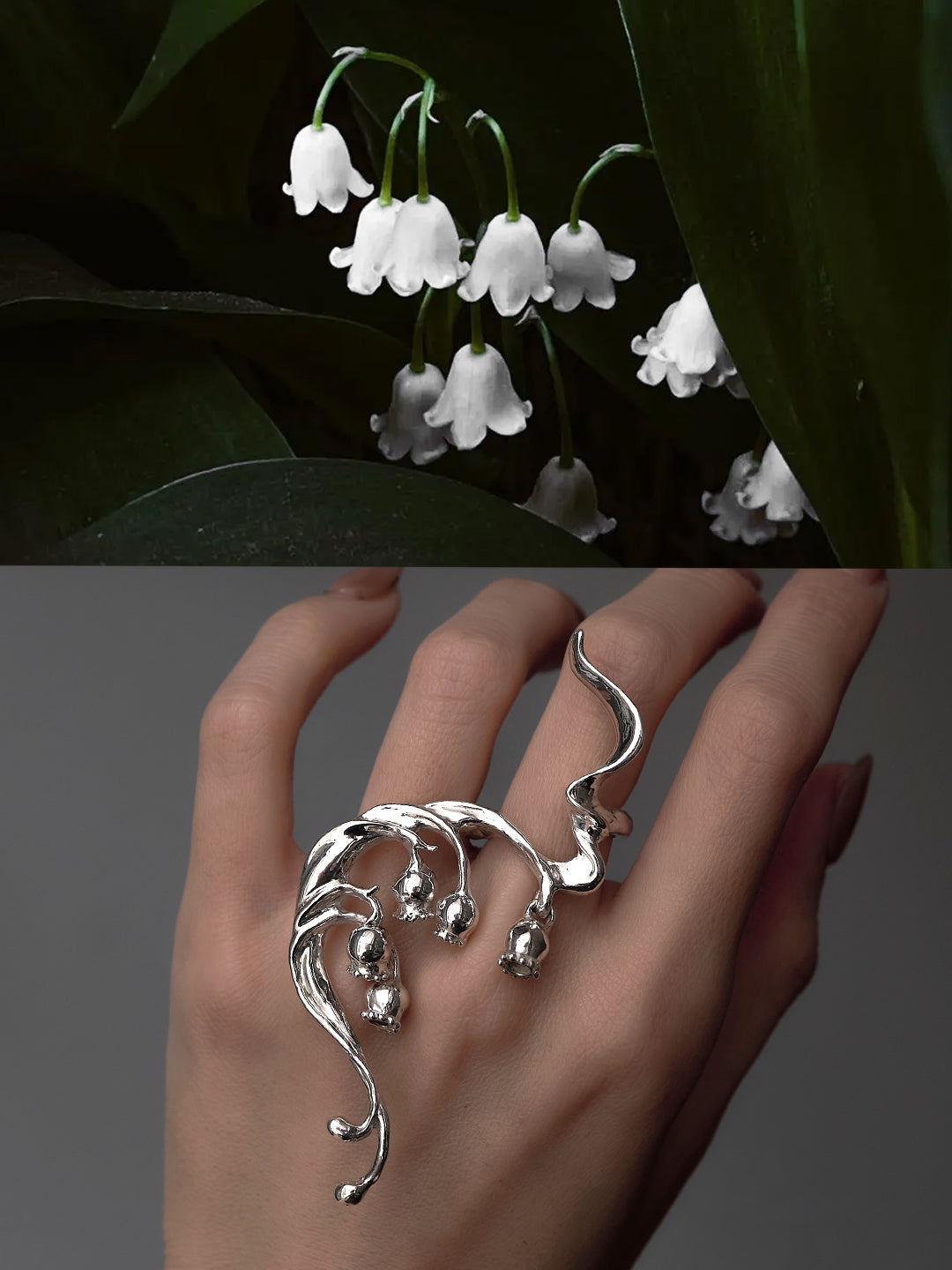 Lilt of the valley double ring
