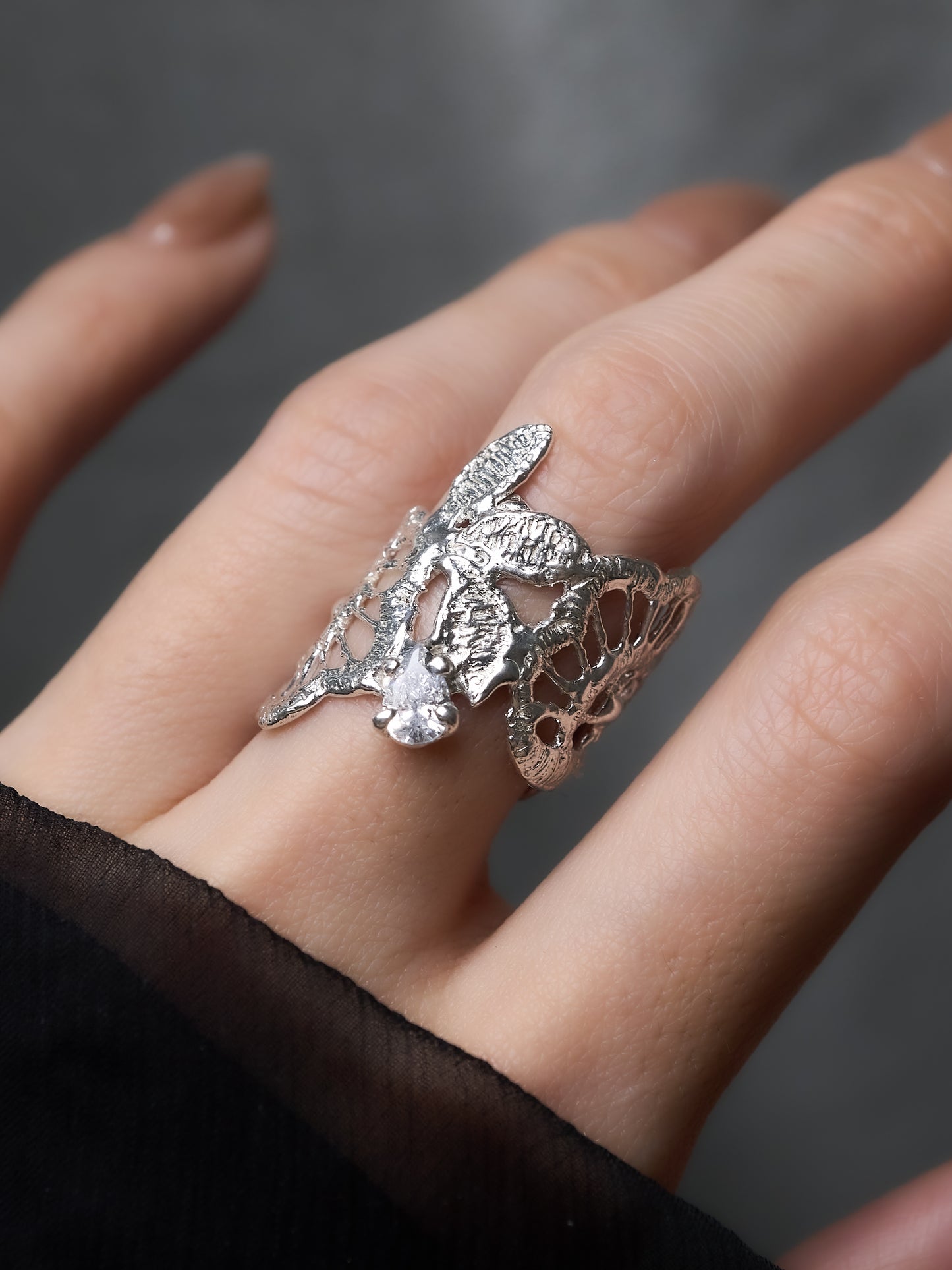 Botanic Lace Ring w gen - 5