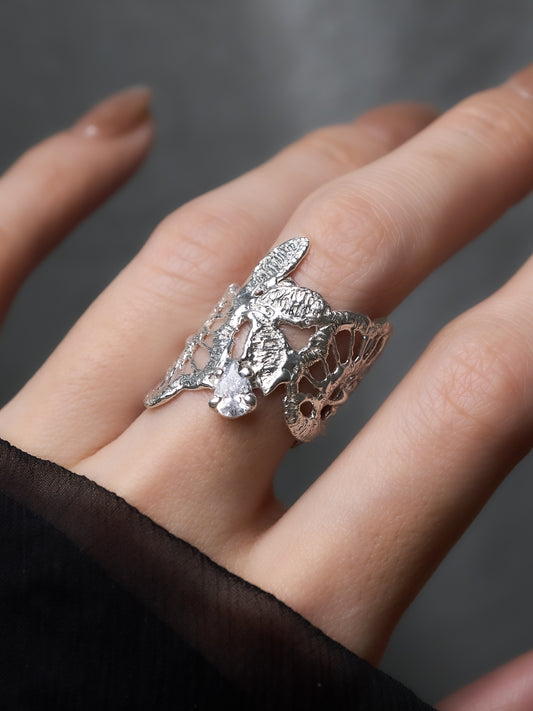 Botanic Lace Ring w gen - 5
