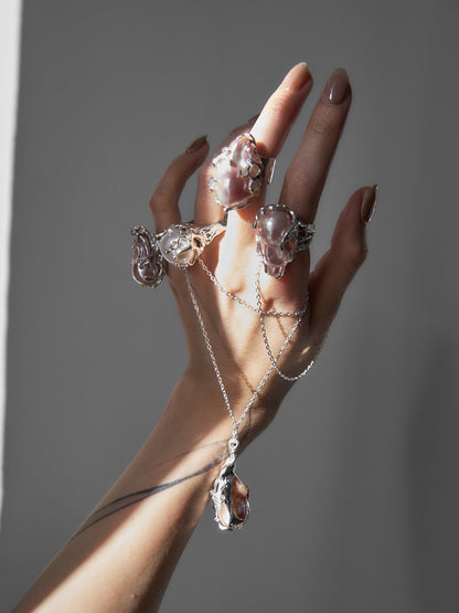 Blind box Baroque Pearl Ring/Necklace