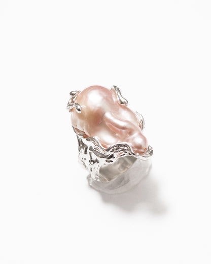 Pink Baroque Ring - 6