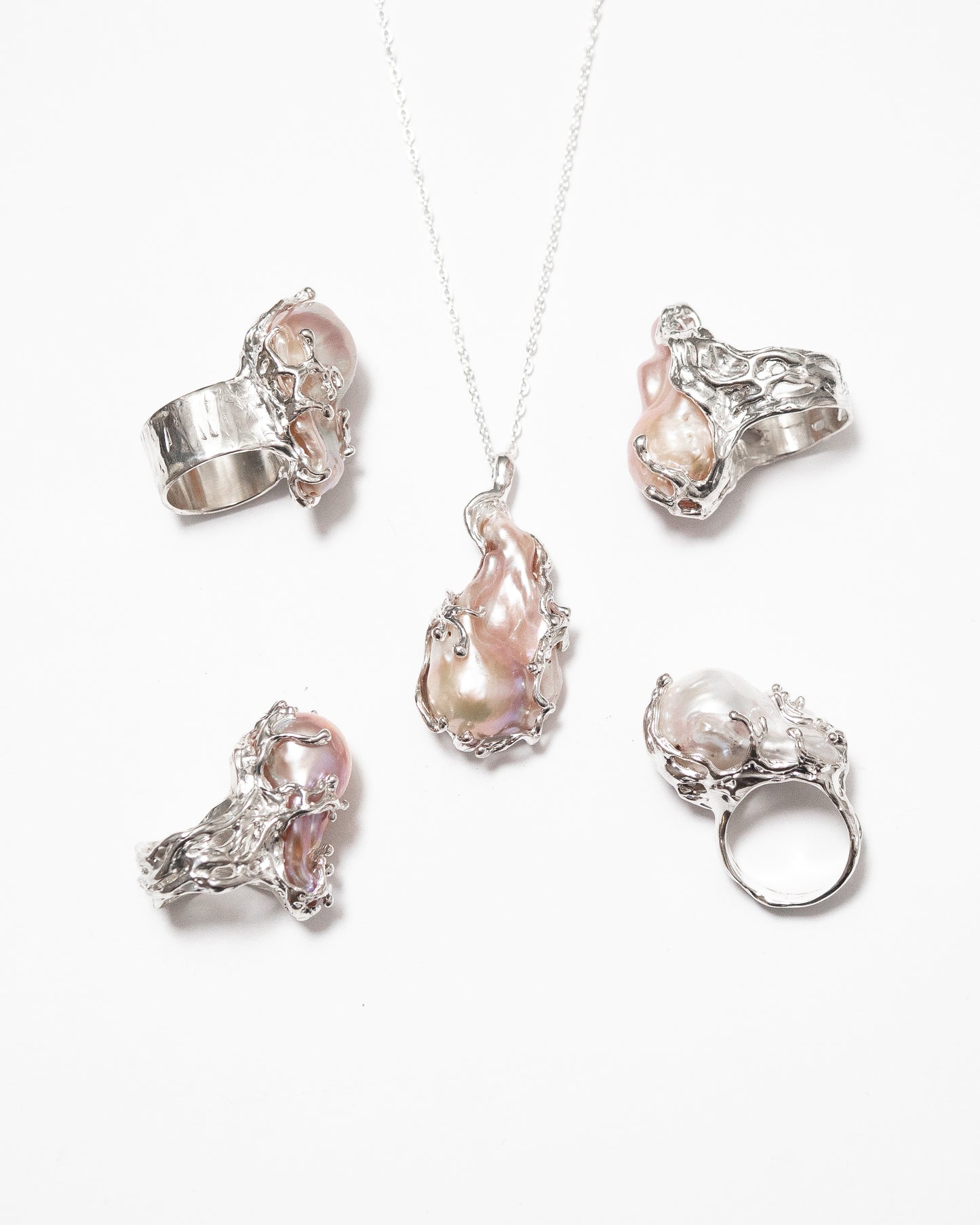 Blind box Baroque Pearl Ring/Necklace