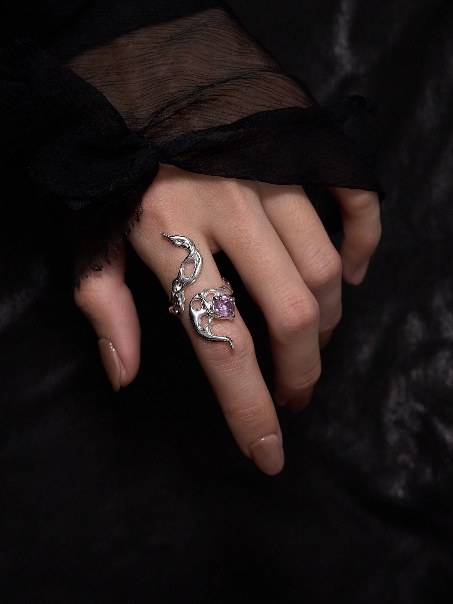 amethyst ring - 6.5
