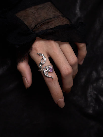 amethyst ring - 6.5