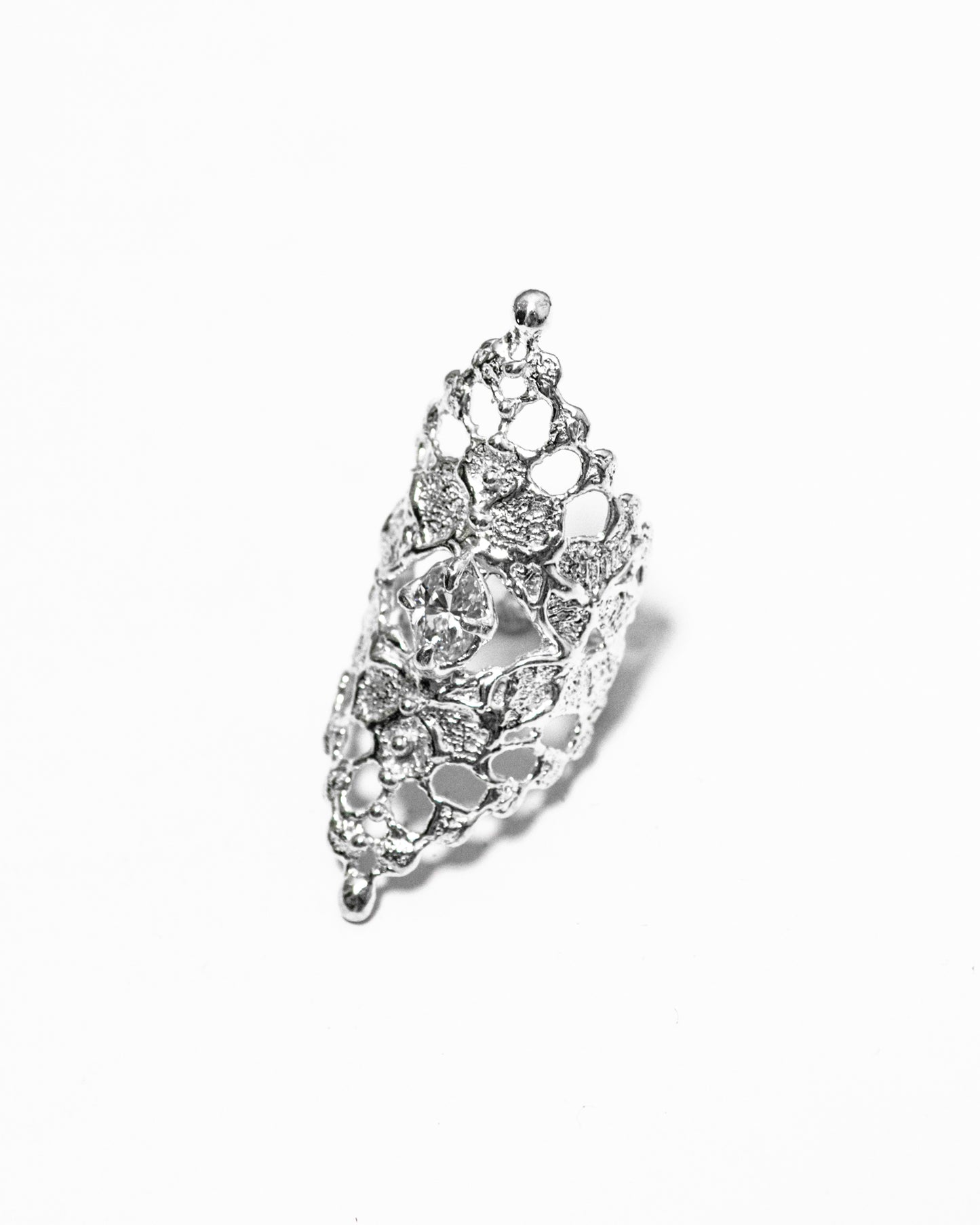 Twin Gem Lace ring