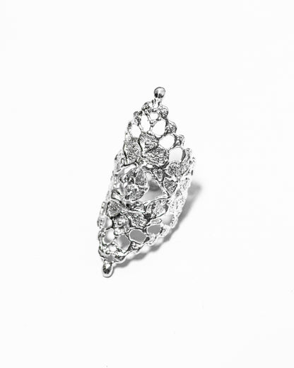 Twin Gem Lace ring