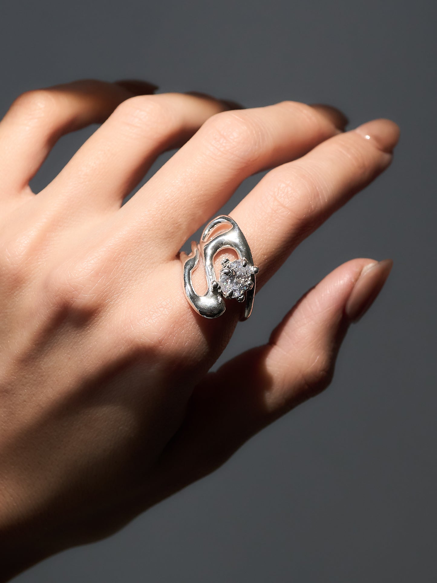 Fluid Gem ring- 7