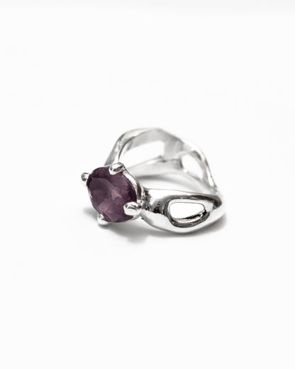 Fluid Amethyst ring- 5