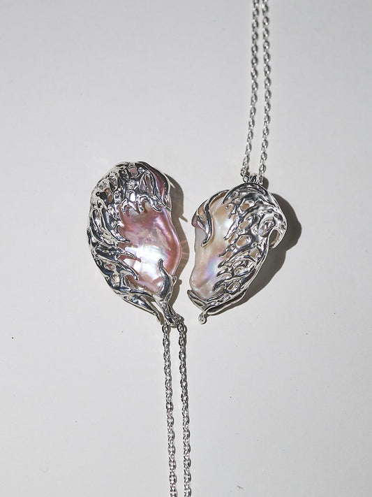 Baroque pearl necklace