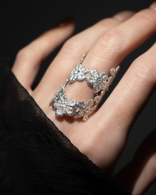 cluster floral Lace Ring-6