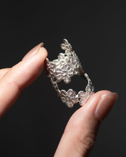 cluster floral Lace Ring-6
