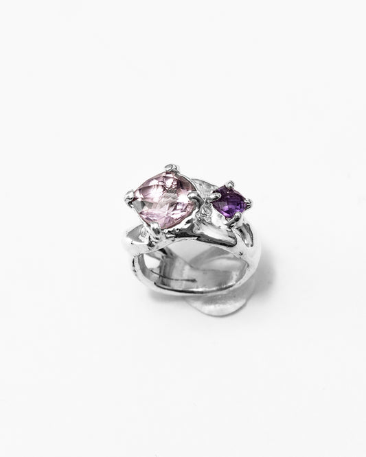 Fluid Amethyst ring- 5.5