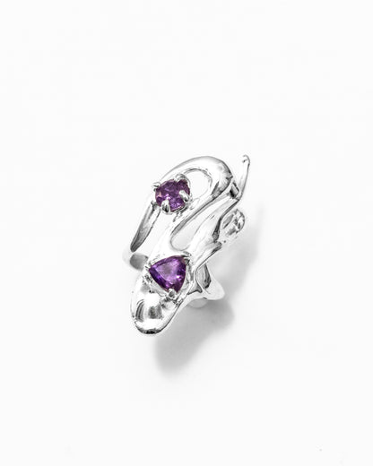 Fluid Amethyst ring- 5