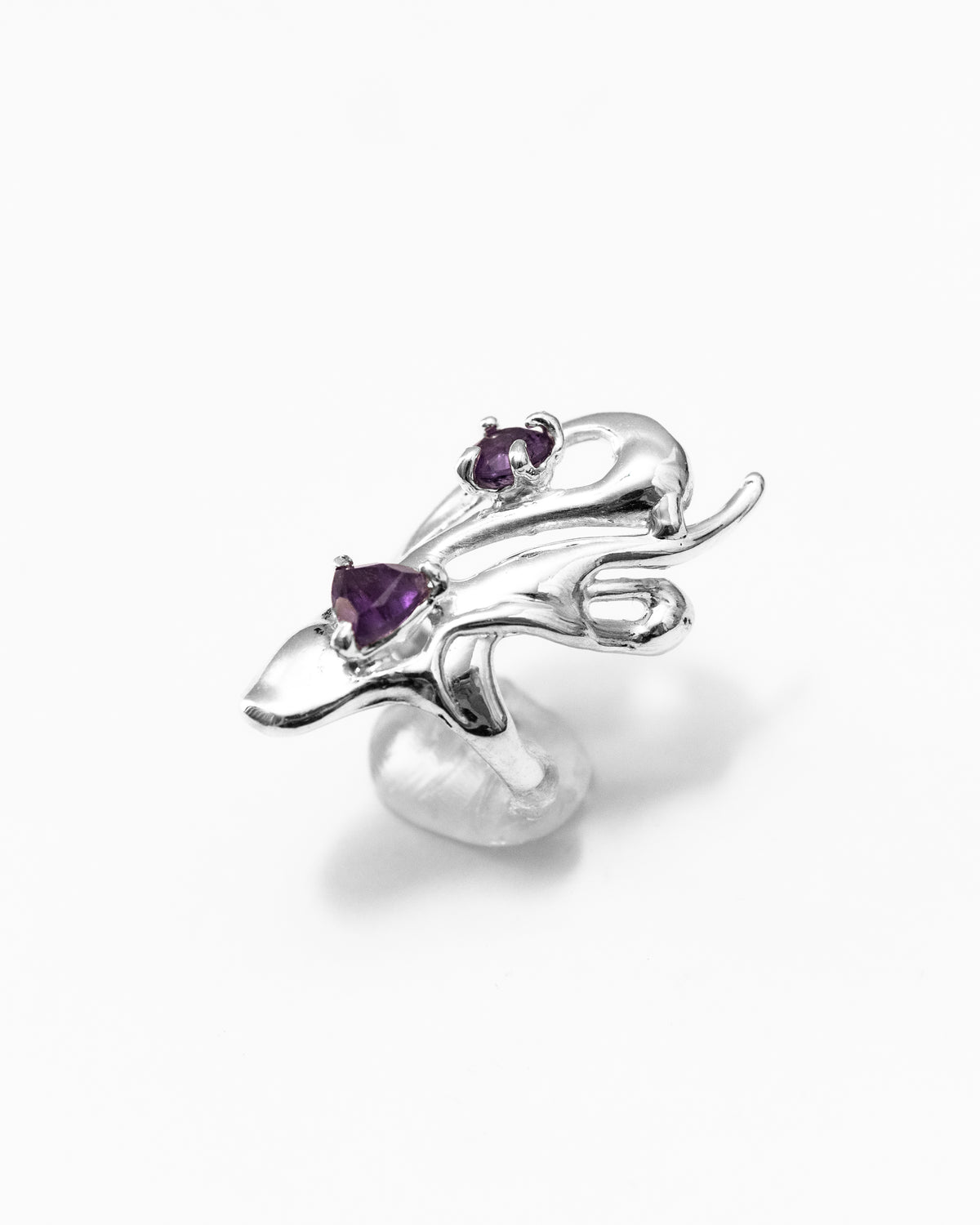 Fluid Amethyst ring- 5