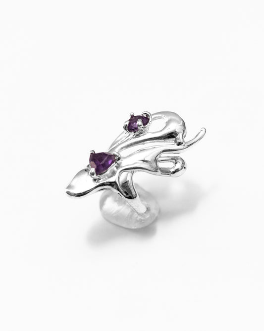 Fluid Amethyst ring- 5