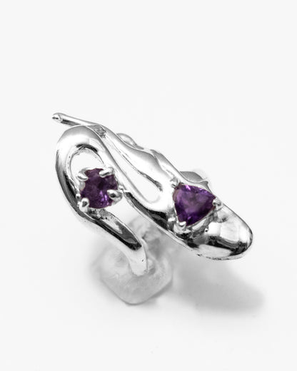 Fluid Amethyst ring- 5