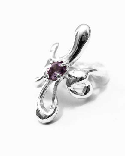 Fluid Amethyst ring- 6