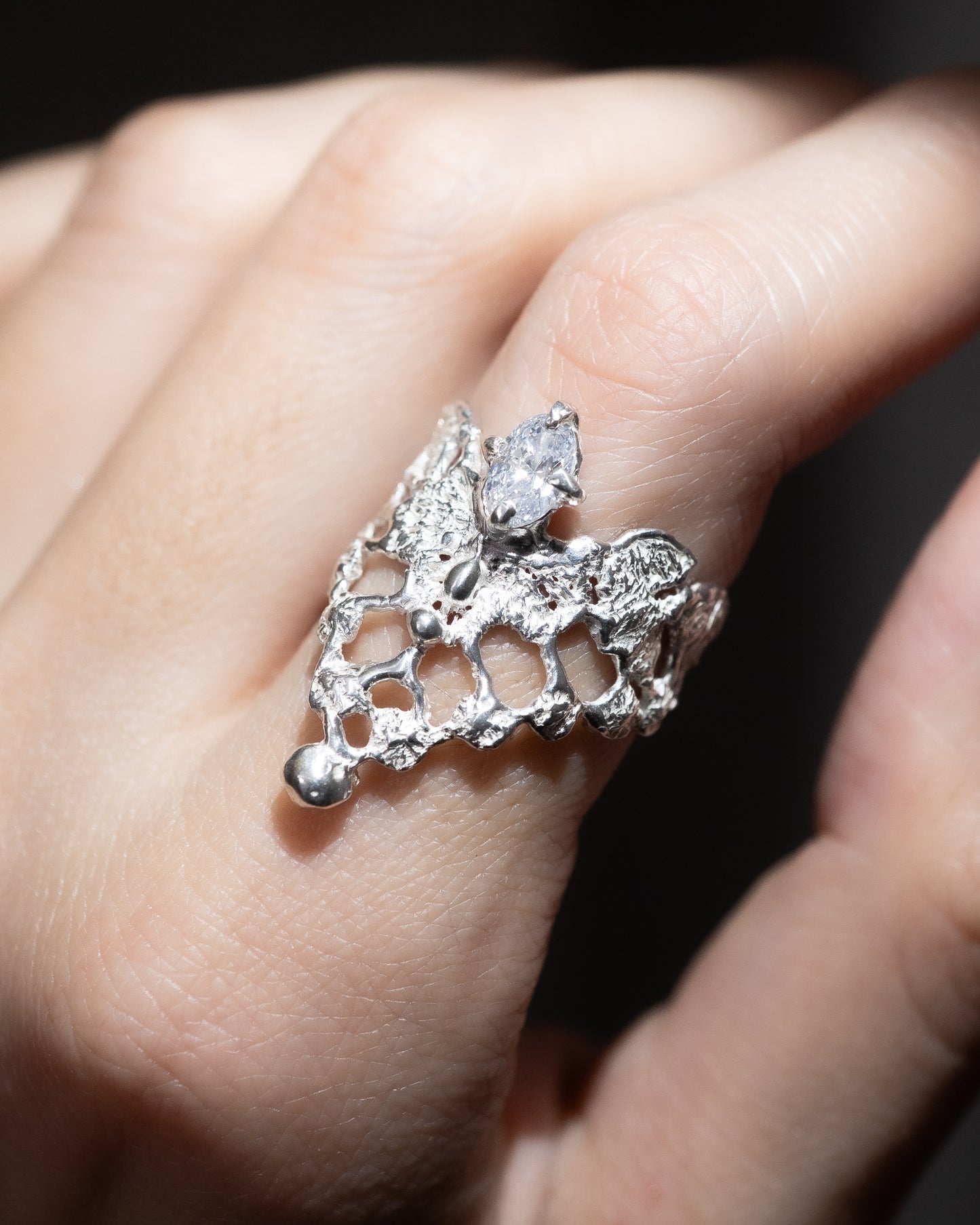 Gem Lace ring