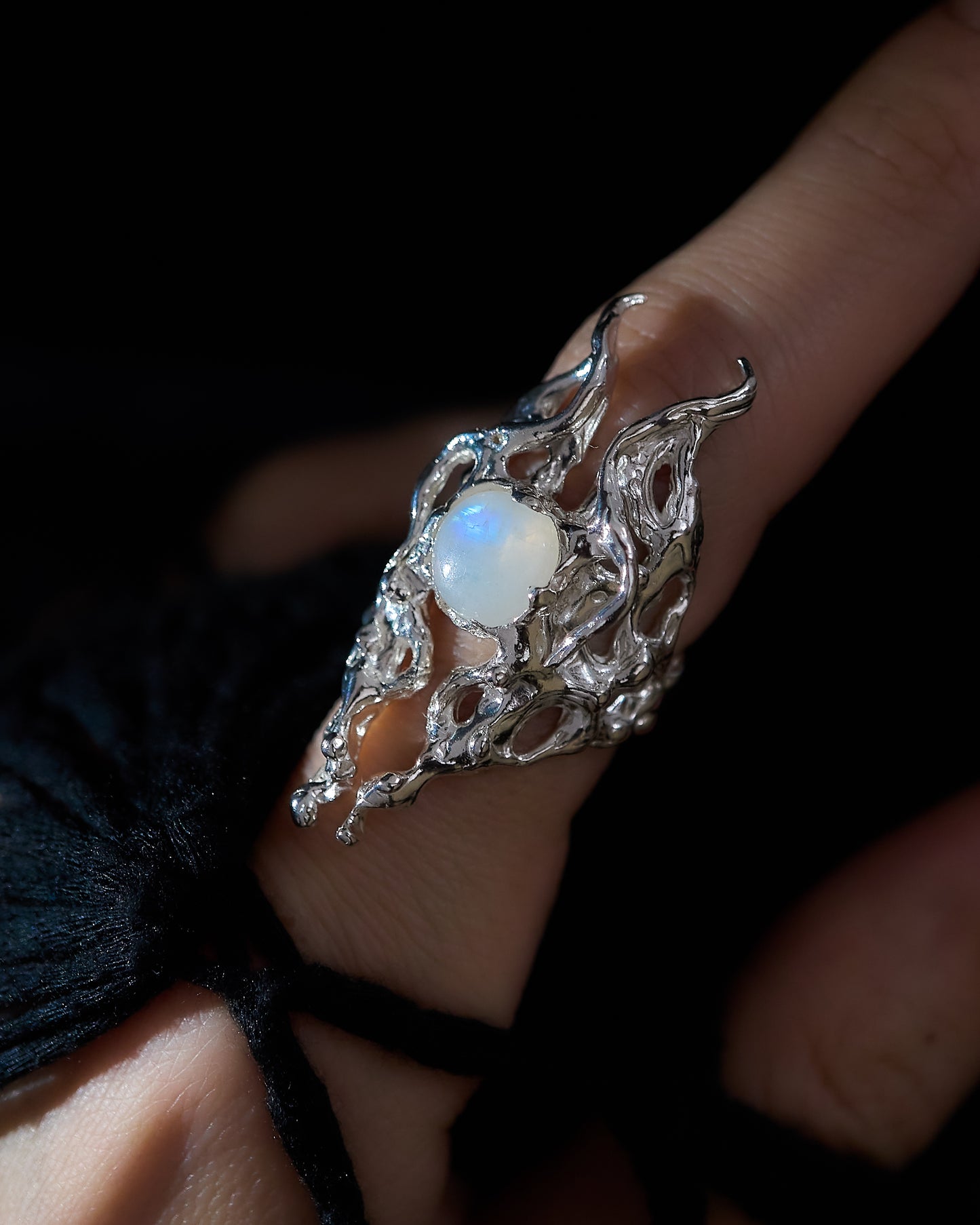 Moonstone ring - 5