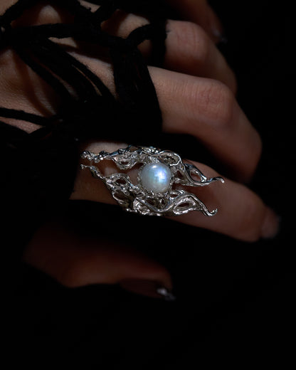 Moonstone ring - 5