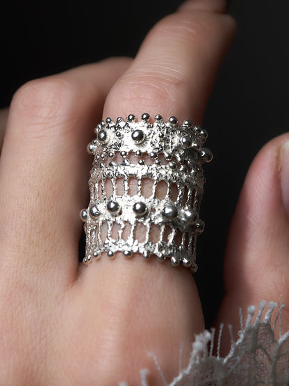 Lace Cage ring L