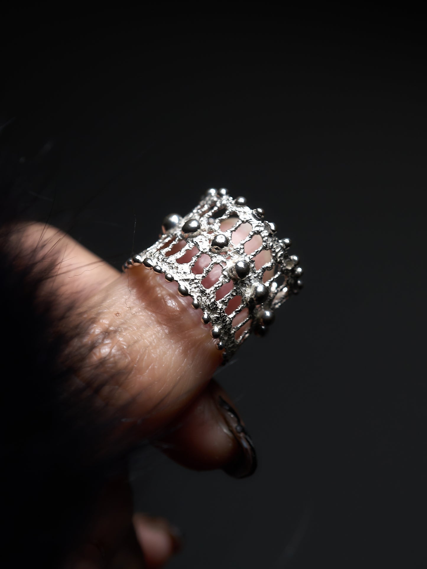 Lace Cage ring L
