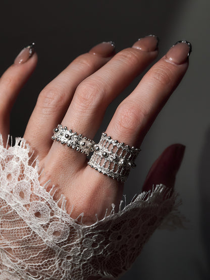 Lace Cage ring L