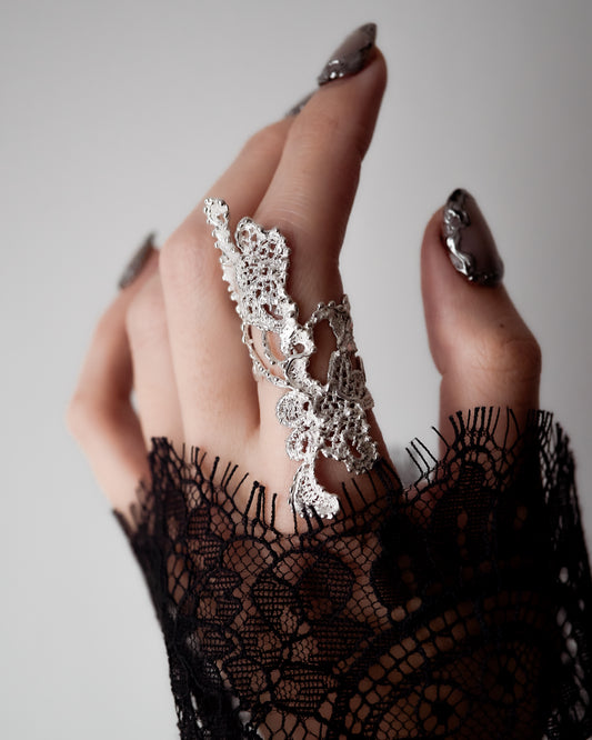 Lace floral Ring - us6