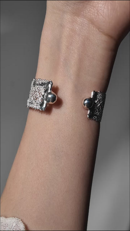 Lace Pearl Bangle